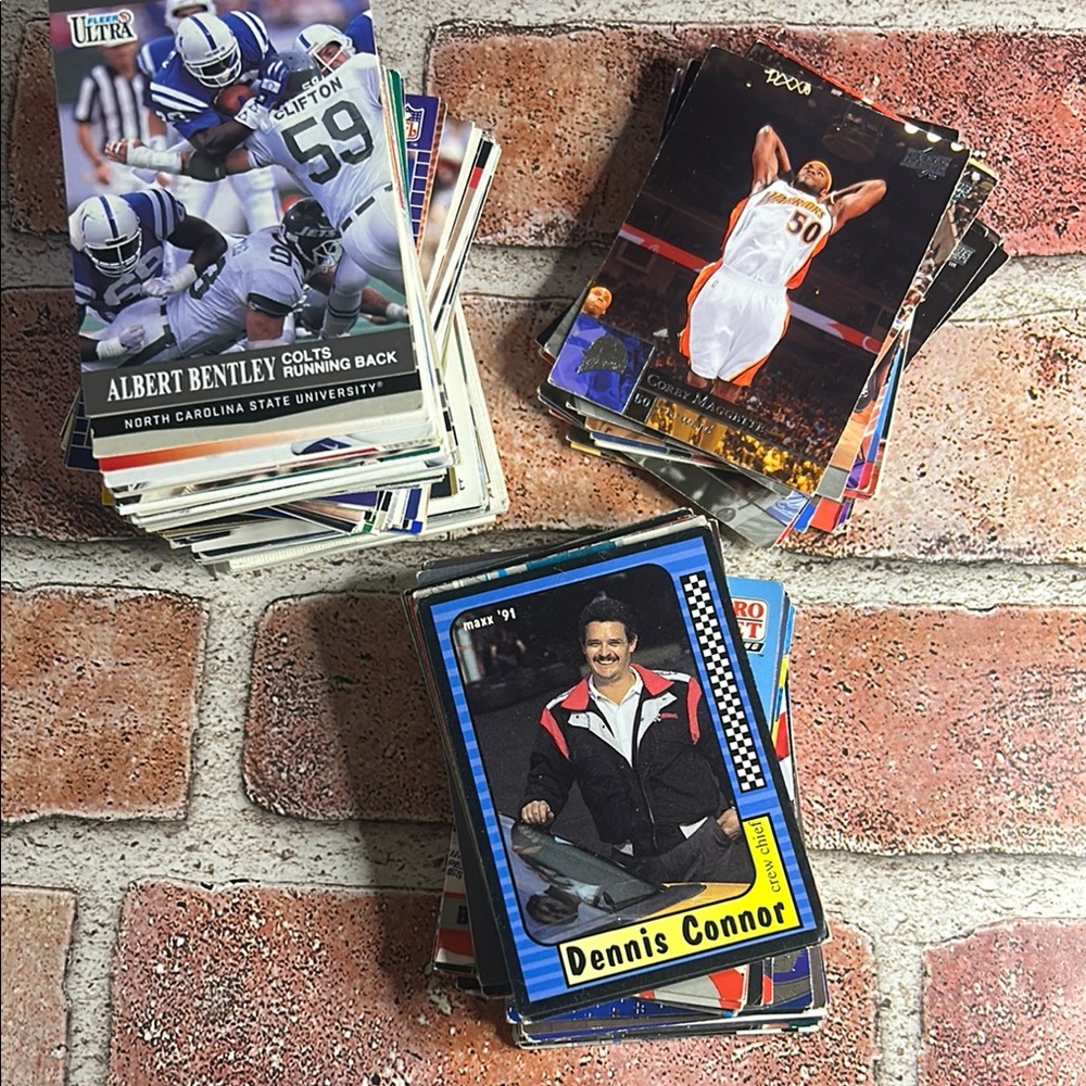 Sports Trading Cards - Racing, Basketball & Football